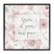 Stupell Industries Grow at Your Pace Florals Framed Giclee, design by Carol Robinson